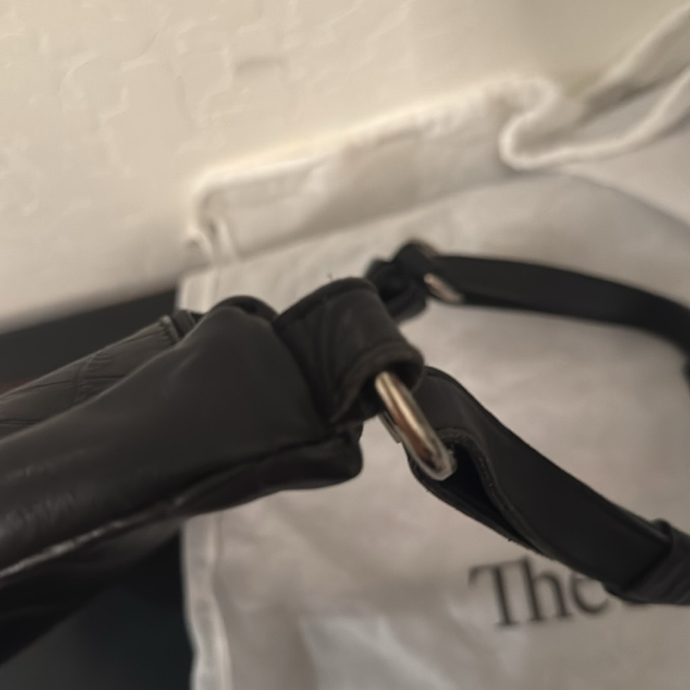 Black Crocodile-Embossed Maurizio Taiuti bag - Picture 3 of 5